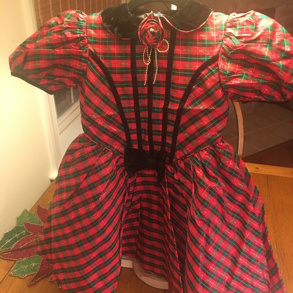 ❤️ Holiday Plaided Sparkle Girl's Dress ❤️